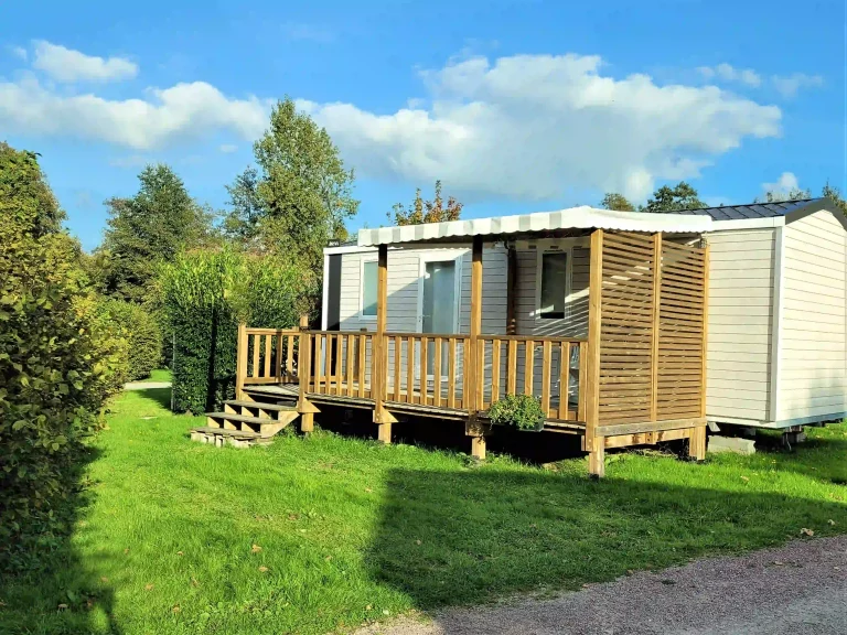 Location d'un mobil-home confort en Normandie.