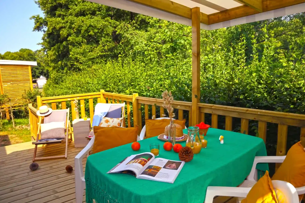 Mobil-home à louer en Normandie.