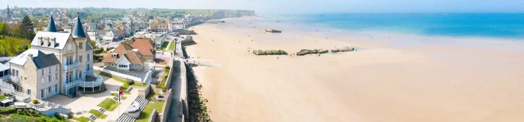 Plages de sable fin en Normandie.